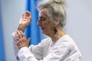 93 year old resident of Melbourne, Australia practicing Tai Chi