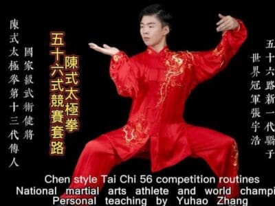 Yuhao  Zhang-Chen style Tai Chi 56-moves competition routine (Chinese and English subtitles version)
